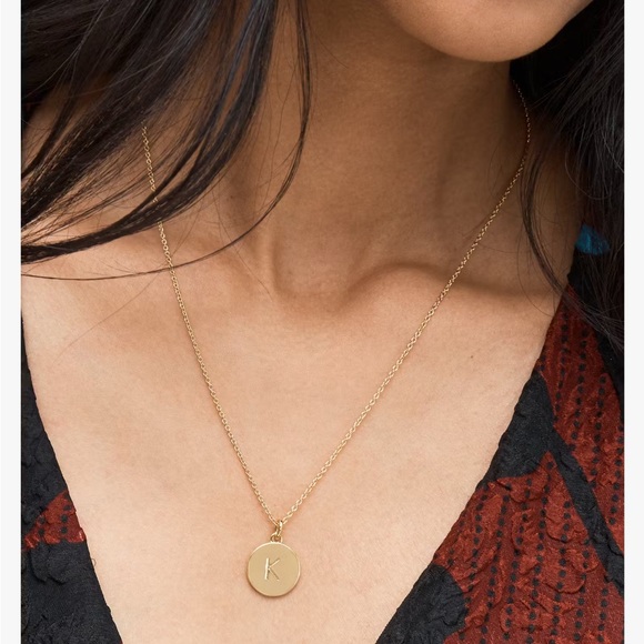 NWT Kate Spade Gold Initial “K” Pendant Necklace - Picture 1 of 3